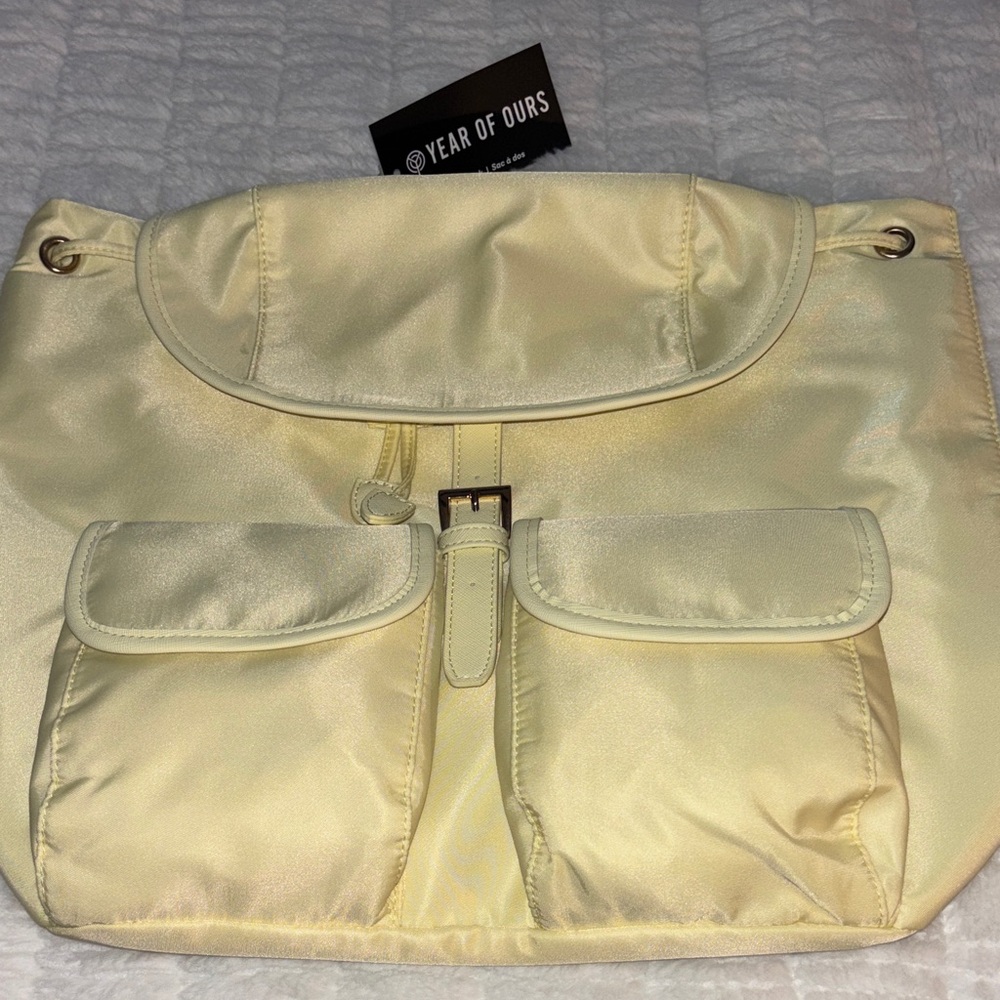Year of Ours Cream Women's Backpack